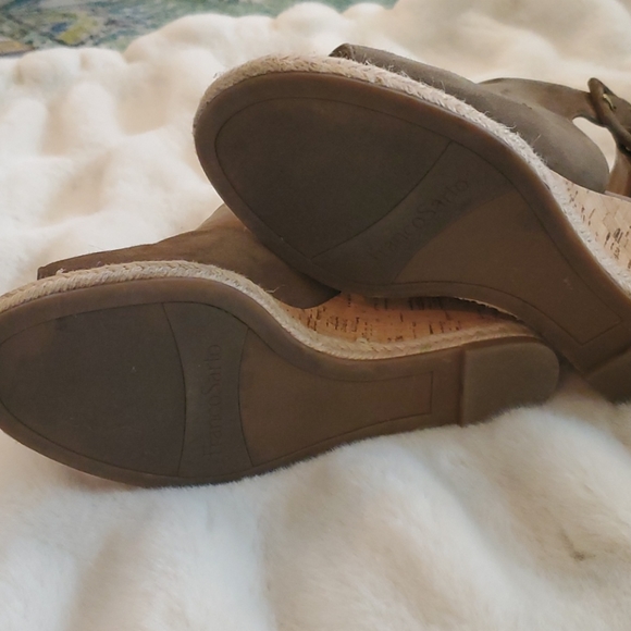 Franco Sarto nubuck wedge espadrille style - Picture 7 of 12